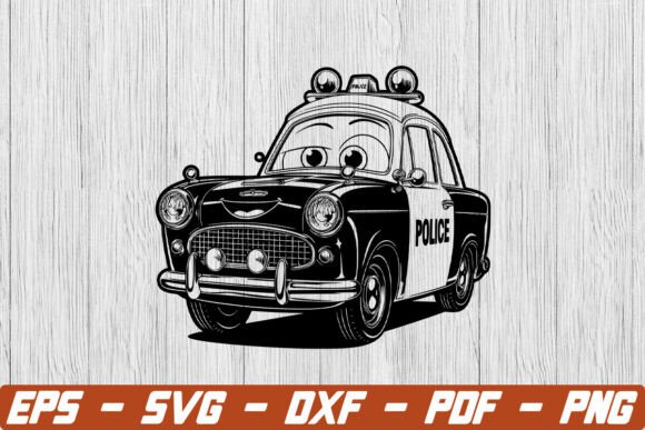 Download Funny Police Car Vector Files,Police Svg - Vector files Collection