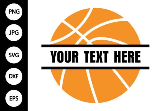 Download Basketball Split Monogram SVG, PNG, DXF - Dxf Collection