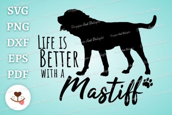 Download Mastiff Dog Lover Svg Png Dxf Cut Files - Dxf Collection