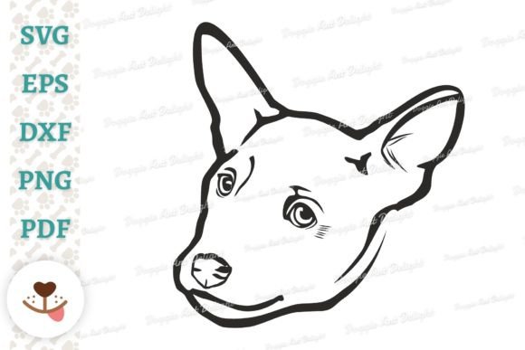 Download Basenji Puppy Dog Face Svg Dxf Cut Files - Dxf Collection