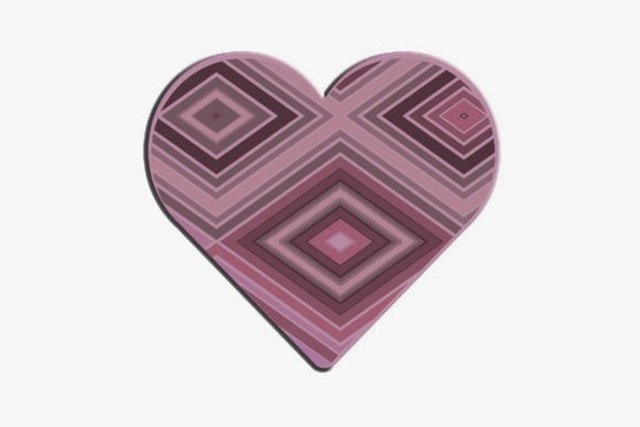 Download Dusty Wine Valentine Heart DXF Cut Files - Dxf Collection