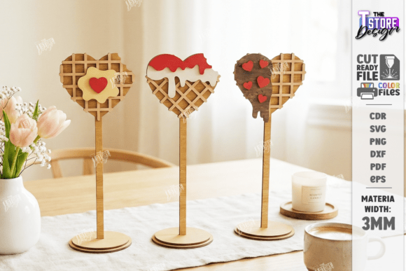Download Love Table Decor Stand Laser Cut Kit SVG - Premium Resources