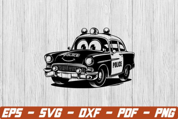 Download Funny Police Car Vector Files,Police Svg - Vector files Collection