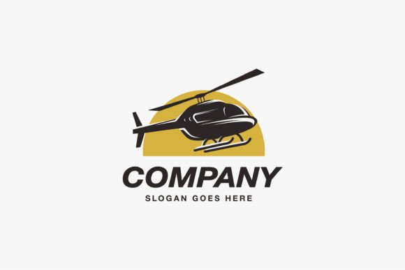 Download Flying Helicopter Logo Icon - Flying helicopter Collection