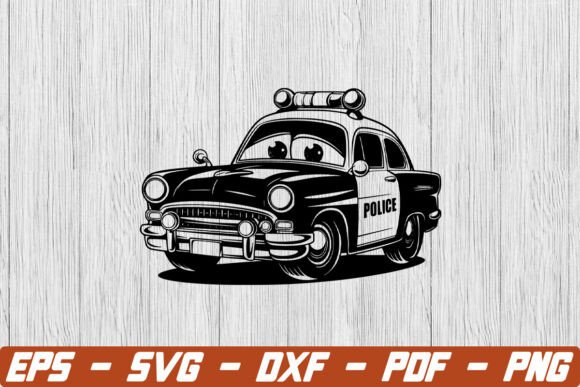Download Funny Police Car Vector Files,Police Svg - Vector files Collection