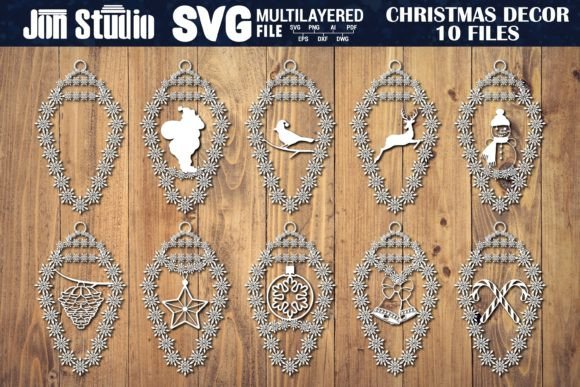 Download 3d Christmas Papercut SVG, DXF Cut Files - Dxf Collection