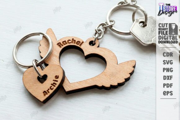 Download Family Name Keychains Laser Cut Kit |CNC - Laser cut kit Collection