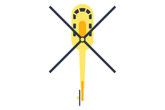 Download Flying Helicopter. Chopper Top View. Air - Flying helicopter Collection
